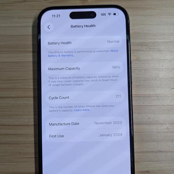 Apple iPhone 15 - Unlocked, 128 GB, Black, A2846
