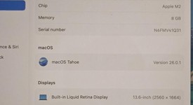Good
													MacBook Air 2022 - 13" - Apple M2, Gray, 256 GB, 8 GB, photo 4 of 10