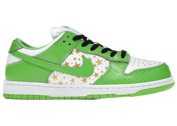 Nike SB Dunk Low Supreme Stars Mean Green (2021) for sale