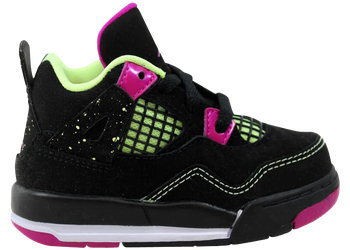 Jordan 4 Retro Fuchsia Lime Black (TD) for sale