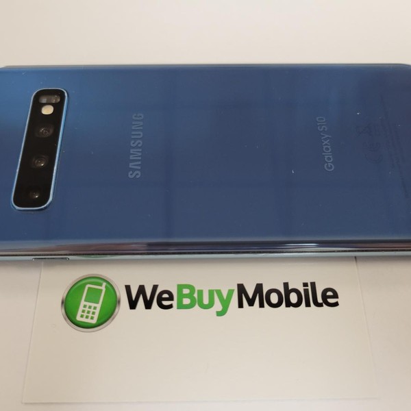 Samsung Galaxy S10 - AT&T, 128 GB, Blue, 8 GB, SM-G973U
