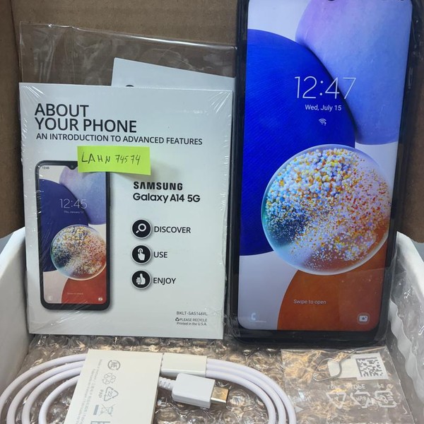 Samsung Galaxy A14 5G - Unlocked, 64 GB, Black, 4 GB