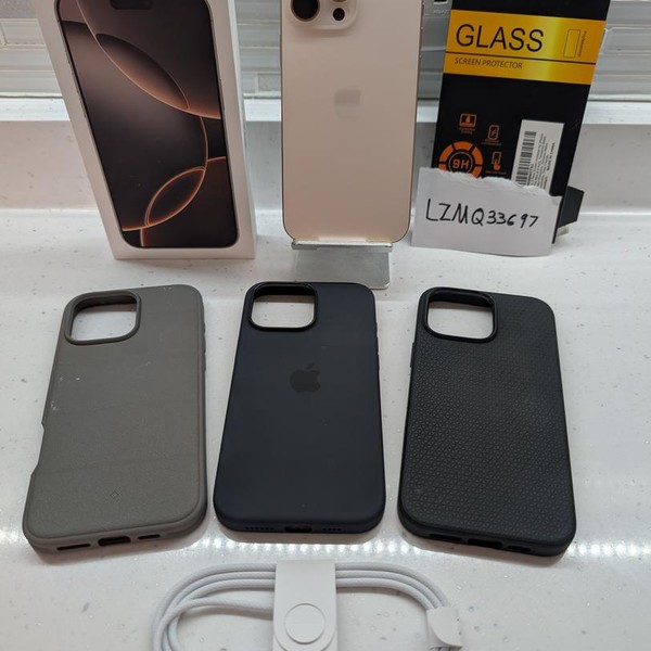 Apple iPhone 16 Pro Max - Unlocked, 256 GB, Desert, A3084