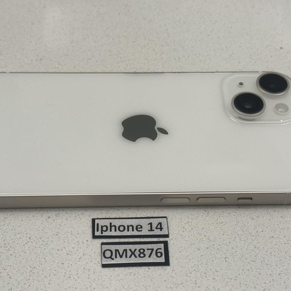 Apple iPhone 14 - Unlocked, 128 GB, Starlight, A2649