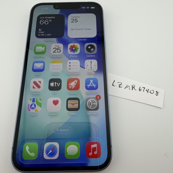 Apple iPhone 14 - Unlocked, 128 GB, Blue, A2649