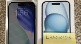 Good
													Apple iPhone 15 - Unlocked, Blue, 128 GB, A2846, photo 2 of 5