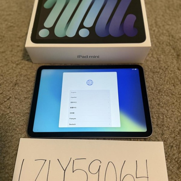 Apple iPad Mini 7th Gen - Wi-Fi, 256 GB, Gray, A2993