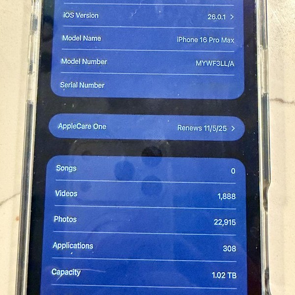 Apple iPhone 16 Pro Max - AT&T, 1 TB, Natural, A3084