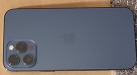 Good
													Apple iPhone 12 Pro Max - Unlocked, Pacific Blue, 128 GB, A2342, photo 1 of 12
