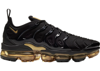 Nike Air VaporMax Plus Black Metallic Gold for sale
