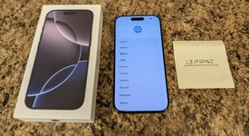 Good
													Apple iPhone 16 Pro - Unlocked, Black, 256 GB, A3083, photo 1 of 9