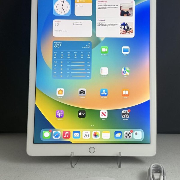 Apple iPad Pro 12.9 inch 1st Gen 2015 - Wi-Fi, 128 GB, Silver, A1584, 1st Gen 2015