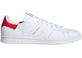 adidas Stan Smith White Red Unfinished for sale