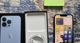 Good
													Apple iPhone 13 Pro - Unlocked, Sierra Blue, 128 GB, A2483, photo 1 of 7