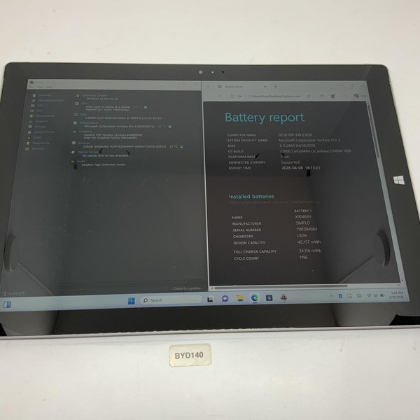 Microsoft Surface Pro 3 - Wi-Fi, 256 GB, Silver
