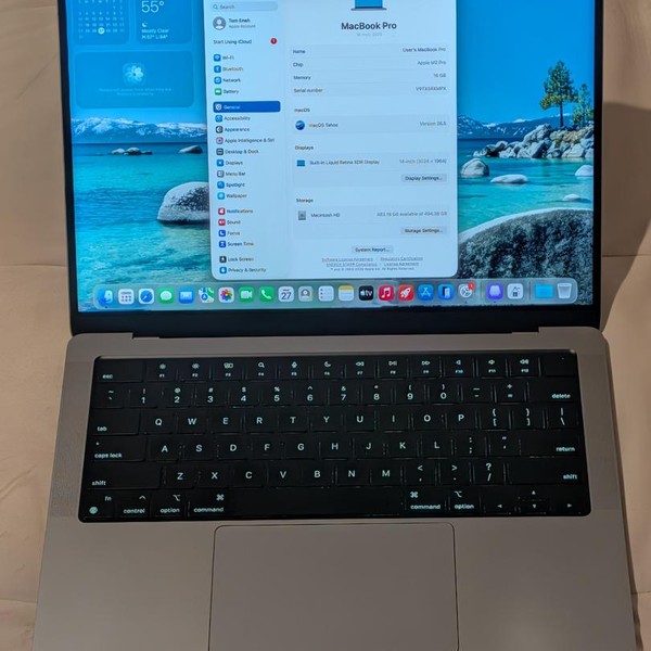 MacBook Pro 2023 - 14 inch - 512 GB, Gray, 16 GB, Apple M2 Pro 10-core