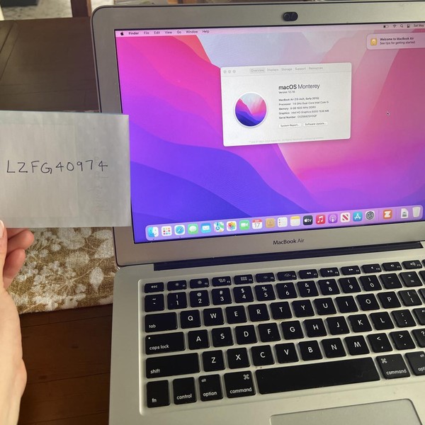 MacBook Air 2015 - 13 inch - 256 GB, Silver, 8 GB