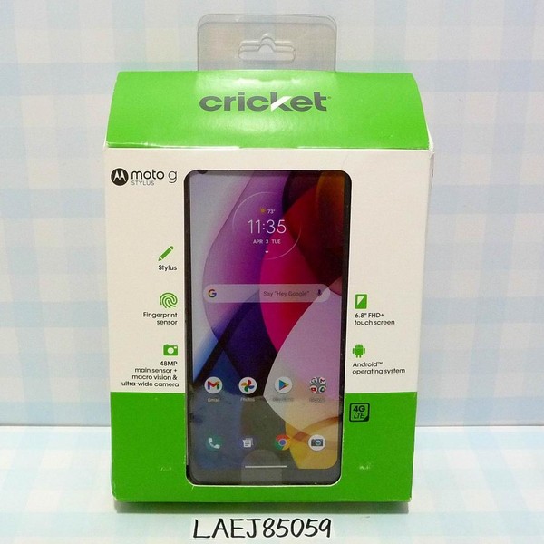 Moto G Stylus (2021) - Cricket, 128 GB, Black, 4 GB