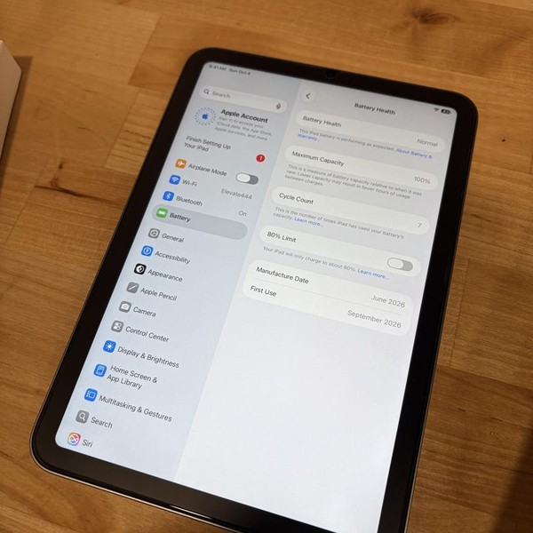 Apple iPad Mini (7th Gen) - Wi-Fi, 128 GB, Gray, A2993