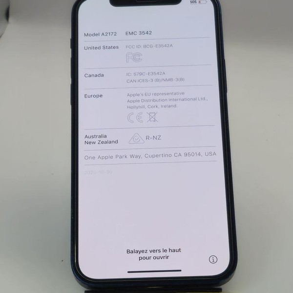 Apple iPhone 12 - Unlocked, 64 GB, Blue, A2172