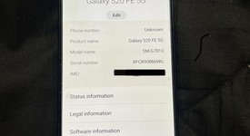 Fair
													Samsung Galaxy S20 FE 5G - AT&T, Cloud Navy, 128 GB, 6 GB, SM-G781U, photo 5 of 5