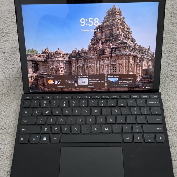 Microsoft Surface Go 3 - Wi-Fi, 256 GB, Black, 8 GB, Intel Core i3