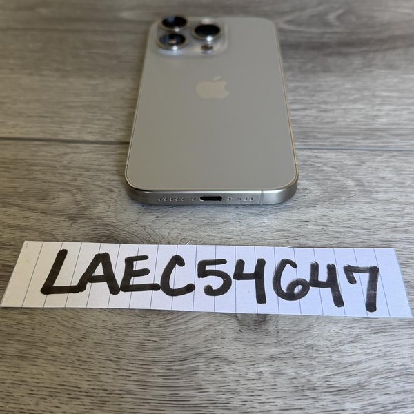 Apple iPhone 15 Pro - Unlocked, 128 GB, Natural, A2848