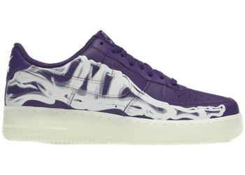 Nike Air Force 1 Low '07 QS Purple Skeleton Halloween (2021) for sale