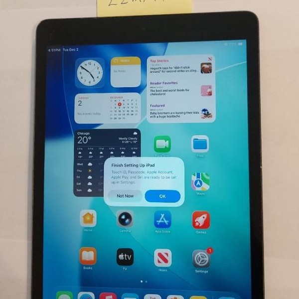 Apple iPad 9th Gen - Unlocked, 64 GB, Gray, A2603