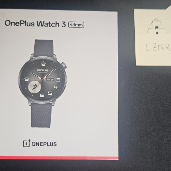 OnePlus Watch 3 - Black Steel, 43mm