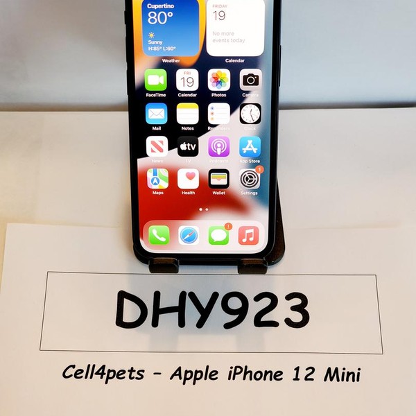 Apple iPhone 12 Mini - AT&T, 64 GB, Black, A2176