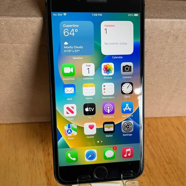 Apple iPhone 8 Plus - Unlocked, 64 GB, Gray, A1864