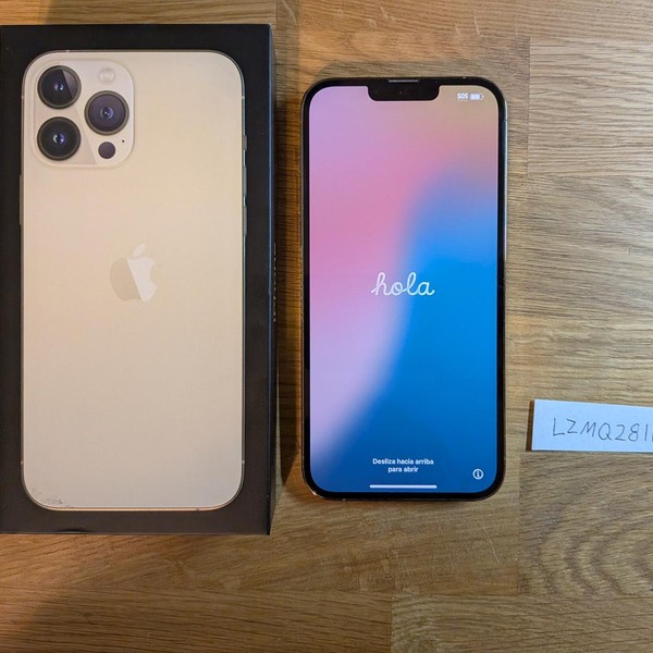 Apple iPhone 13 Pro Max - Unlocked, 128 GB, Gold, A2484