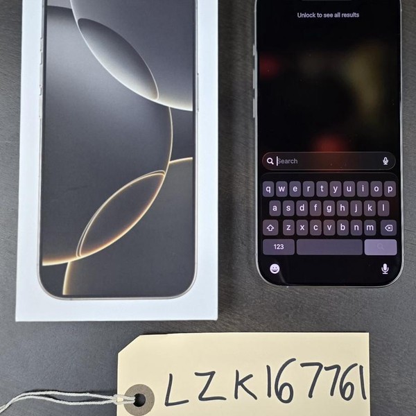 Apple iPhone 16 Pro - Unlocked, 128 GB, Natural, A3083