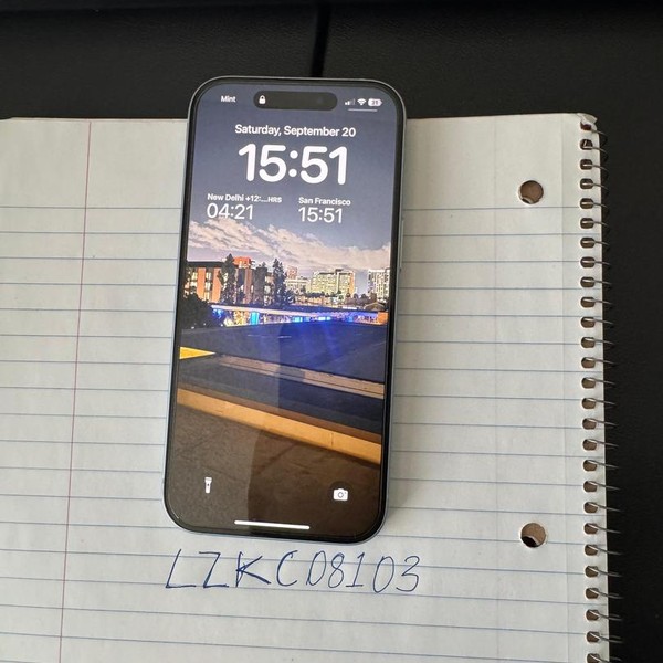 Apple iPhone 15 - Unlocked, 128 GB, Blue, A2846