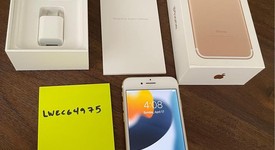 Good
													Apple iPhone 7 - Unlocked, Rose Gold, 128 GB, A1778, GSM, photo 2 of 4
