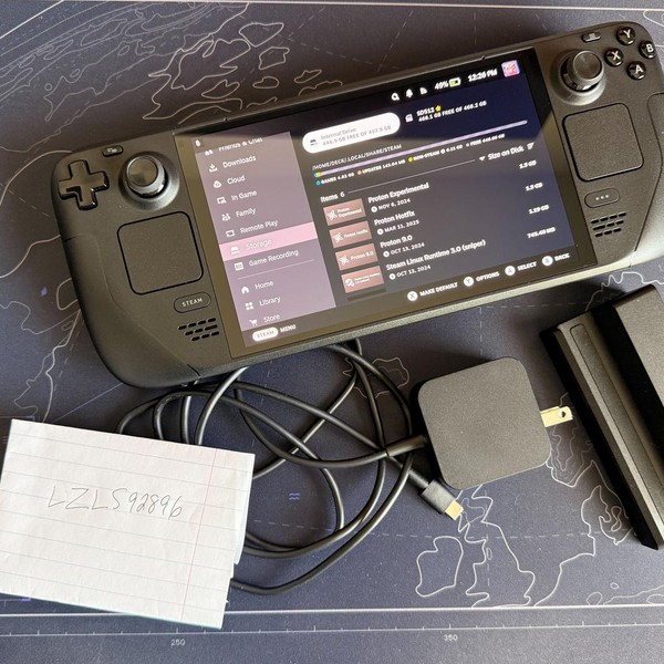 Steam Deck OLED - 512 GB, Black, 16 GB, AMD