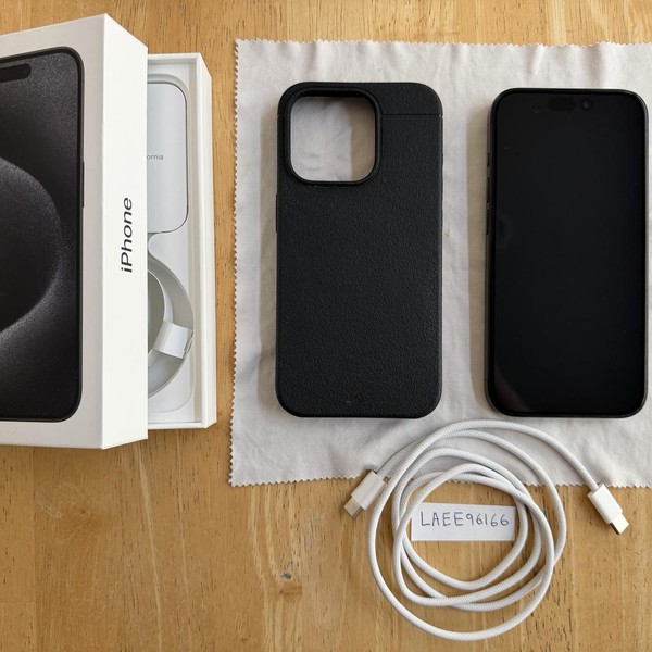 Apple iPhone 15 Pro - Unlocked, 128 GB, Black, A2848