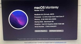 Mint
													MacBook Air 2017 - 13" - I7, Silver, 128 GB, 8 GB, photo 2 of 19