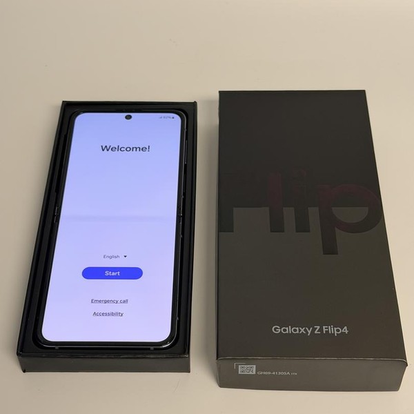 Samsung Galaxy Z Flip4 5G - AT&T, 128 GB, Blue, 8 GB, SM-F721U