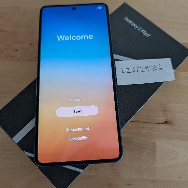 Samsung Galaxy Z Flip7 - Unlocked, 512 GB, Blue Shadow, 12 GB, SM-F766U1