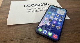 Good
													Apple iPhone 12 - Unlocked, Black, 64 GB, A2172, photo 1 of 4