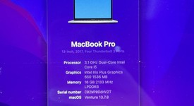 Good
													MacBook Pro 2017 (With Touch Bar) - 13" - I5, Silver, 512 GB, 16 GB, photo 3 of 7