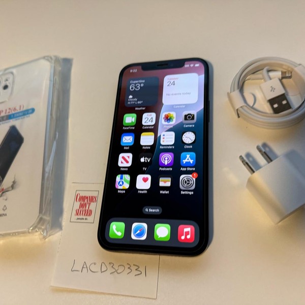 Apple iPhone 12 - Unlocked, 64 GB, Black, A2172