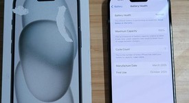 Good
													Apple iPhone 15 - AT&T, Black, 128 GB, A2846, photo 1 of 10