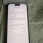 Mint Apple iPhone 16 - Unlocked, 128 GB, Black, A3081