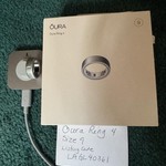 Good Oura Ring Gen 4 - Brushed Silver, Size 9