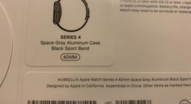 New
													Apple Watch Series 4 40mm - Gray, A1977 - GPS, Aluminum, photo 2 of 3