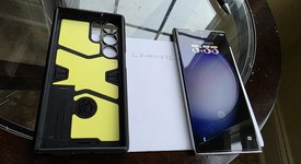 Good
													Samsung Galaxy S23 Ultra - Unlocked, Sky Blue, 256 GB, 8 GB, SM-S918U1, photo 1 of 11