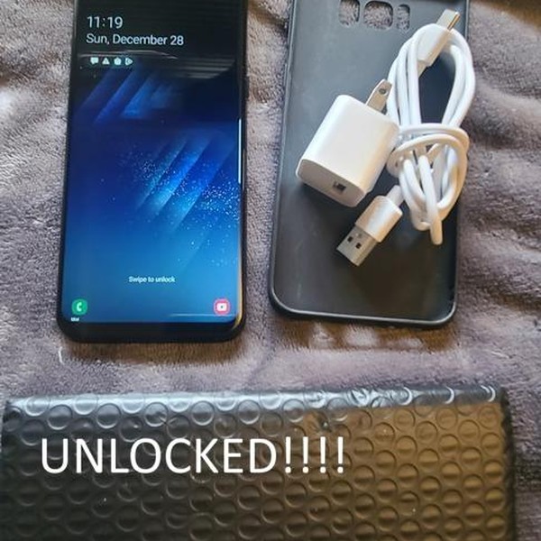 Samsung Galaxy S8 - T-Mobile, 64 GB, Black, 4 GB, SM-G950U